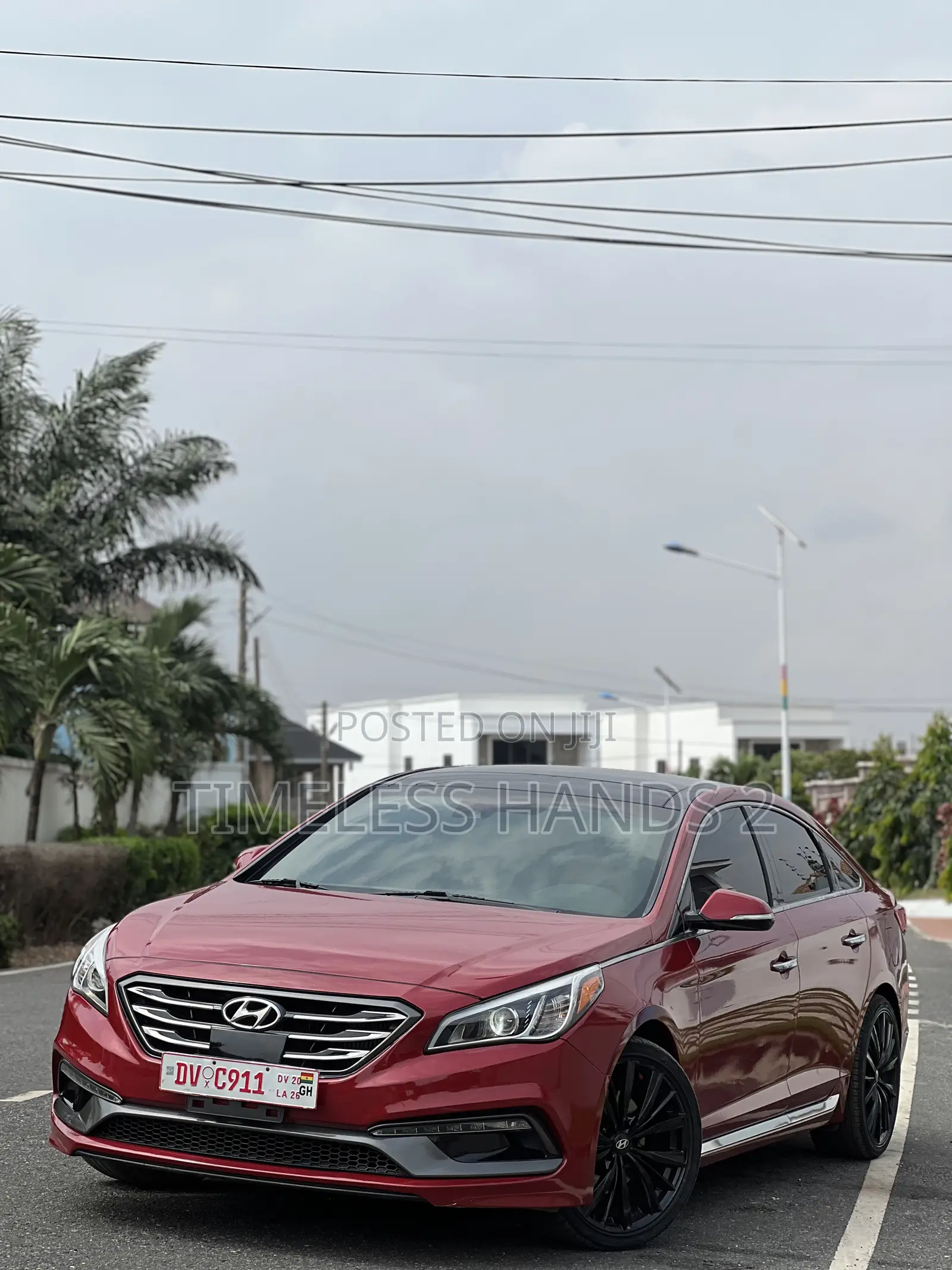 Hyundai Sonata Sport 2.0T Sedan FWD (2.0L 4cyl 6A) 2017 Red