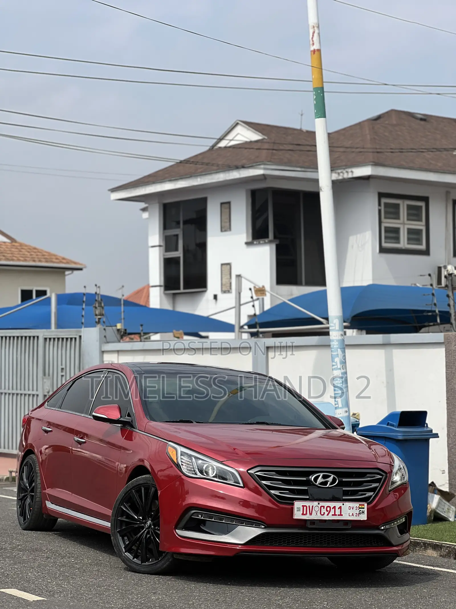 Hyundai Sonata Sport 2.0T Sedan FWD (2.0L 4cyl 6A) 2017 Red