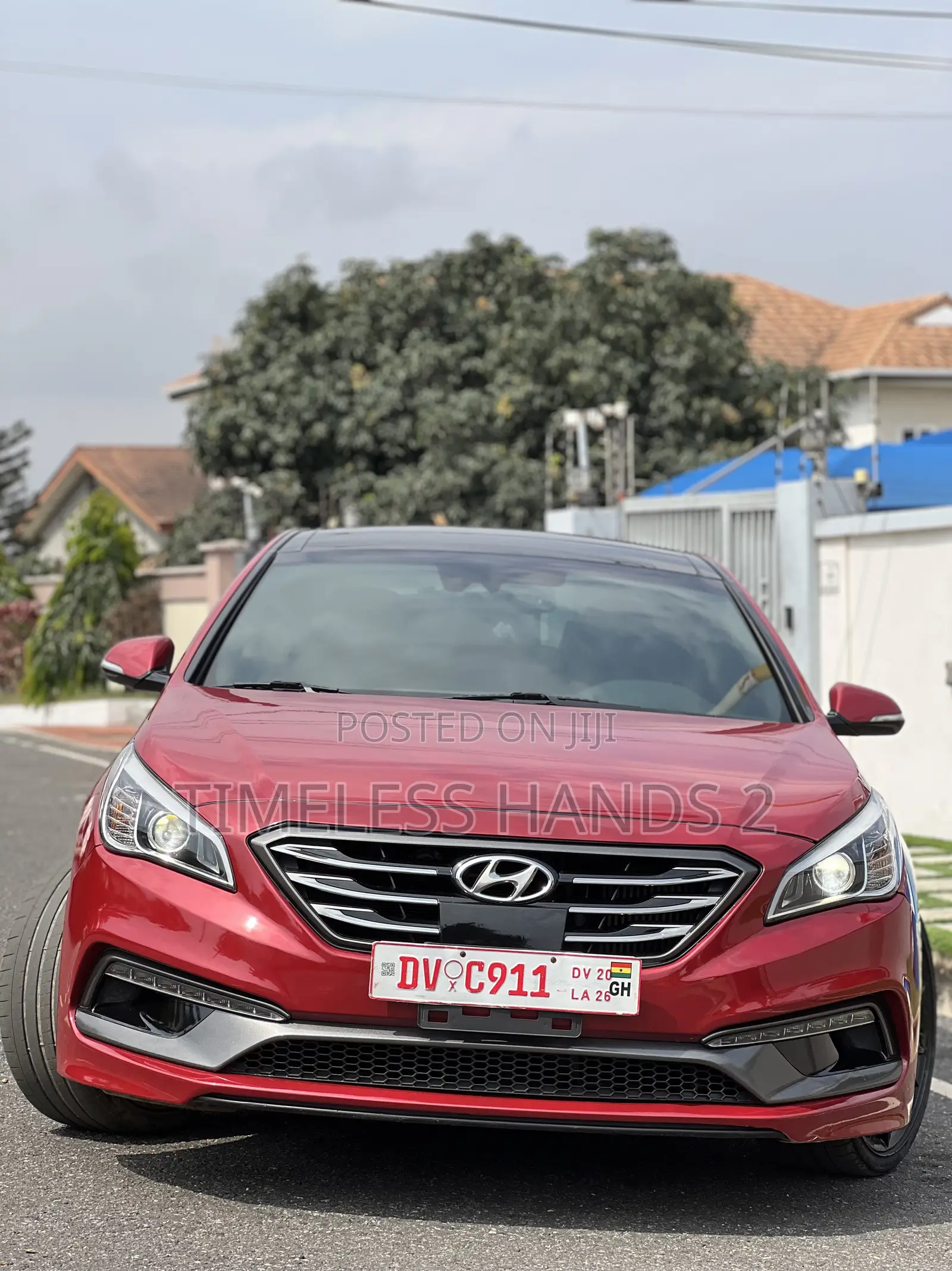 Hyundai Sonata Sport 2.0T Sedan FWD (2.0L 4cyl 6A) 2017 Red
