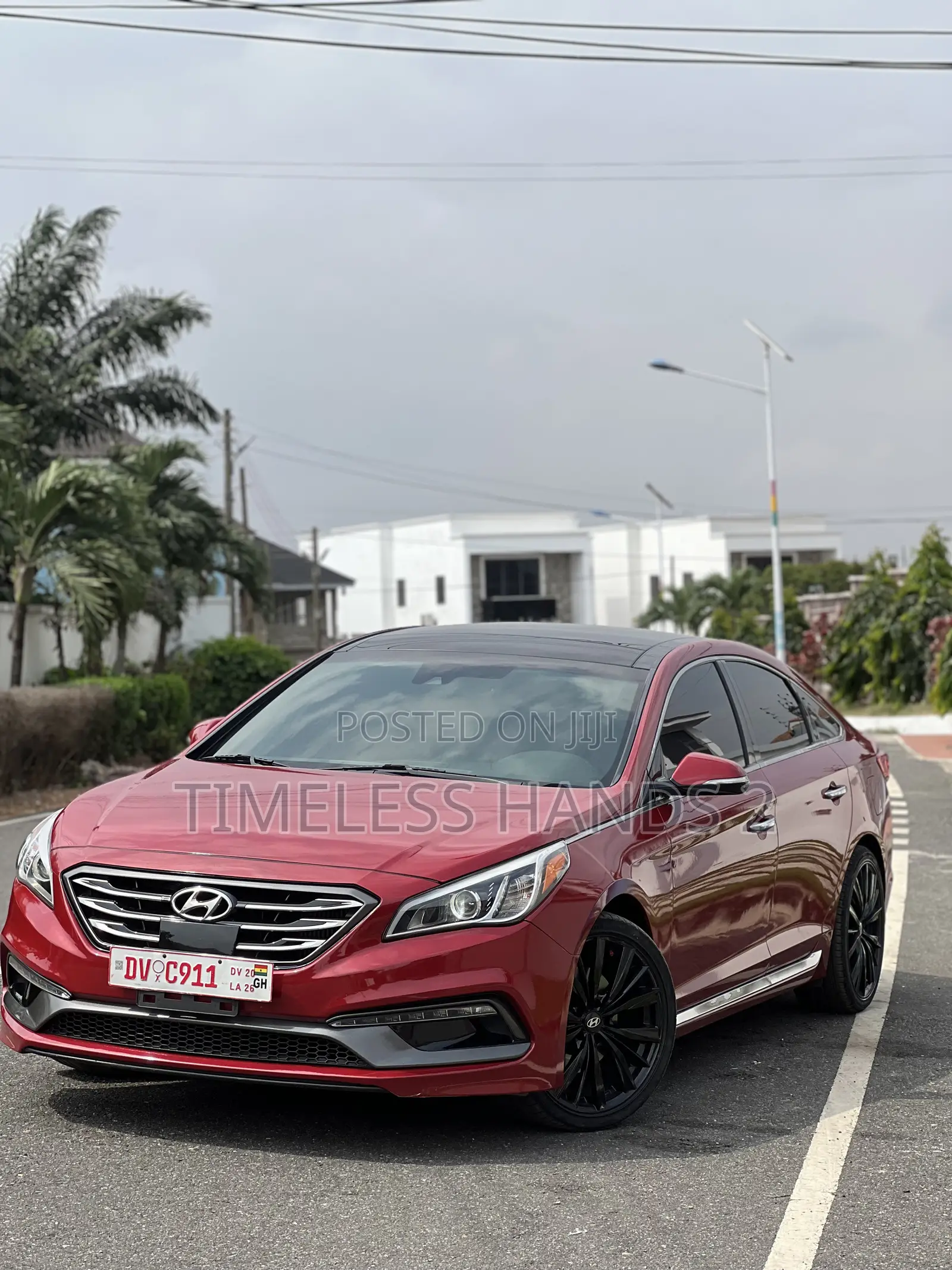 Hyundai Sonata Sport 2.0T Sedan FWD (2.0L 4cyl 6A) 2017 Red