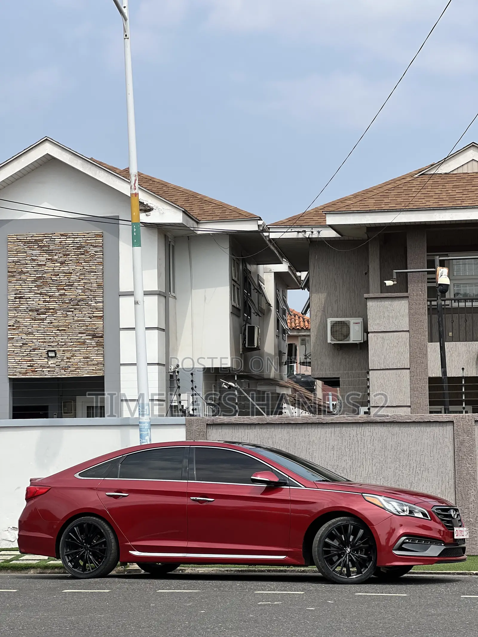 Hyundai Sonata Sport 2.0T Sedan FWD (2.0L 4cyl 6A) 2017 Red