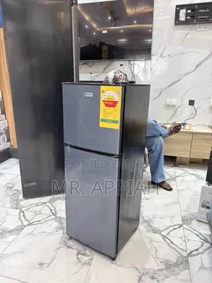 Super Adorable Nasco Nas F2-13fl Double Door Refrigerator(dark Gray) 