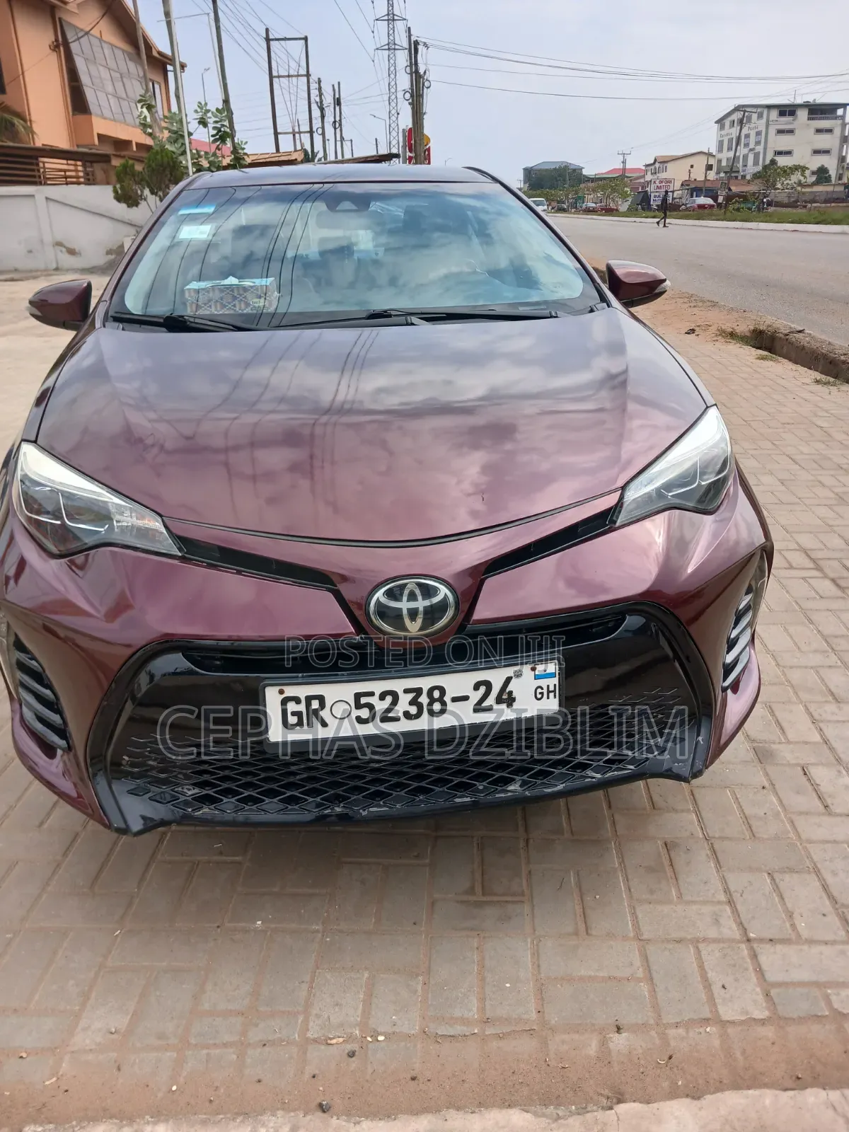 Toyota Corolla 2017 Burgundy