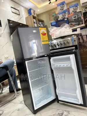 Lovely Design Nasco 2 Door Refrigerator(Gray)112L
