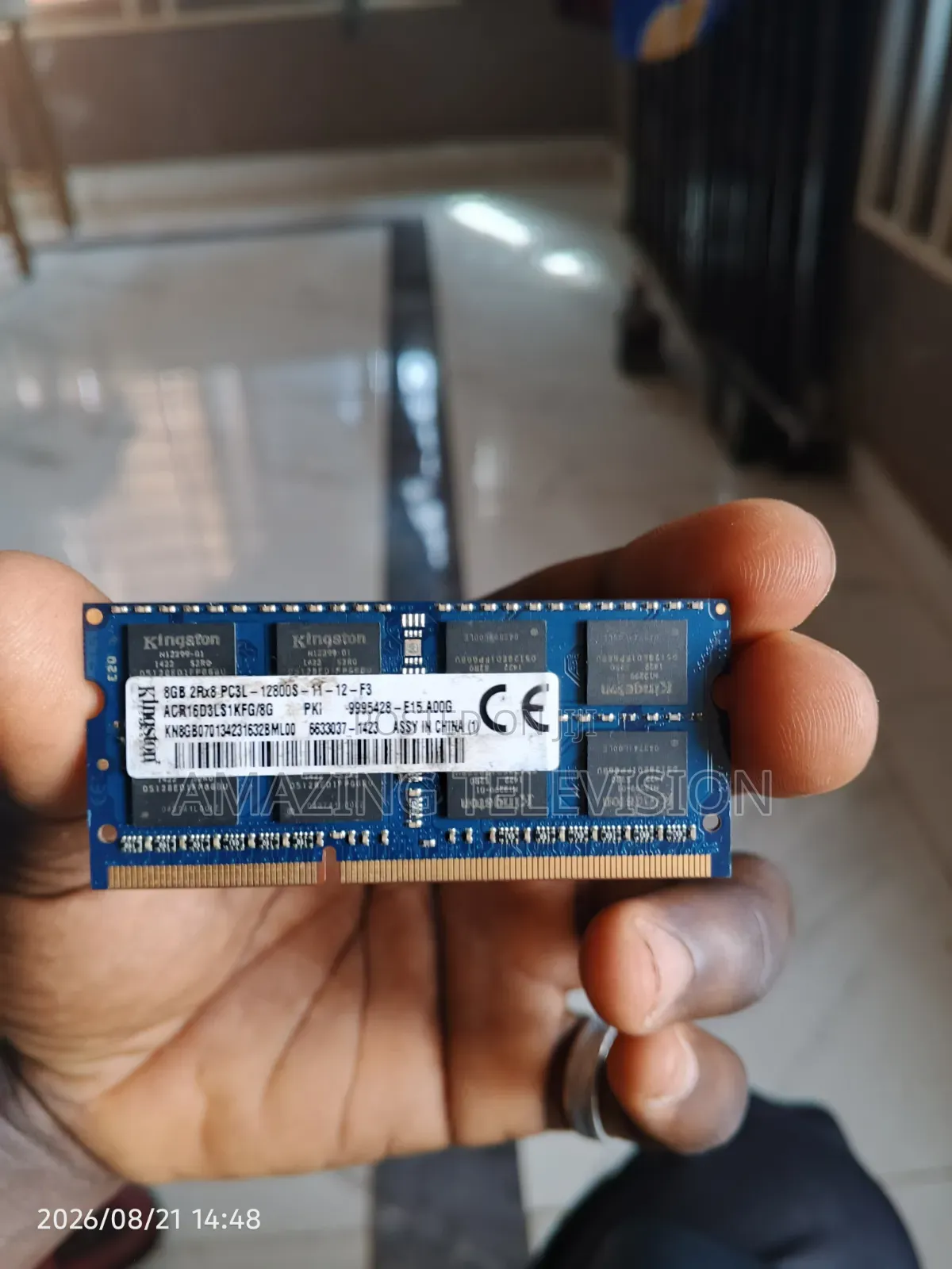 8gb Ddr3 Pc3l Laptop Ram