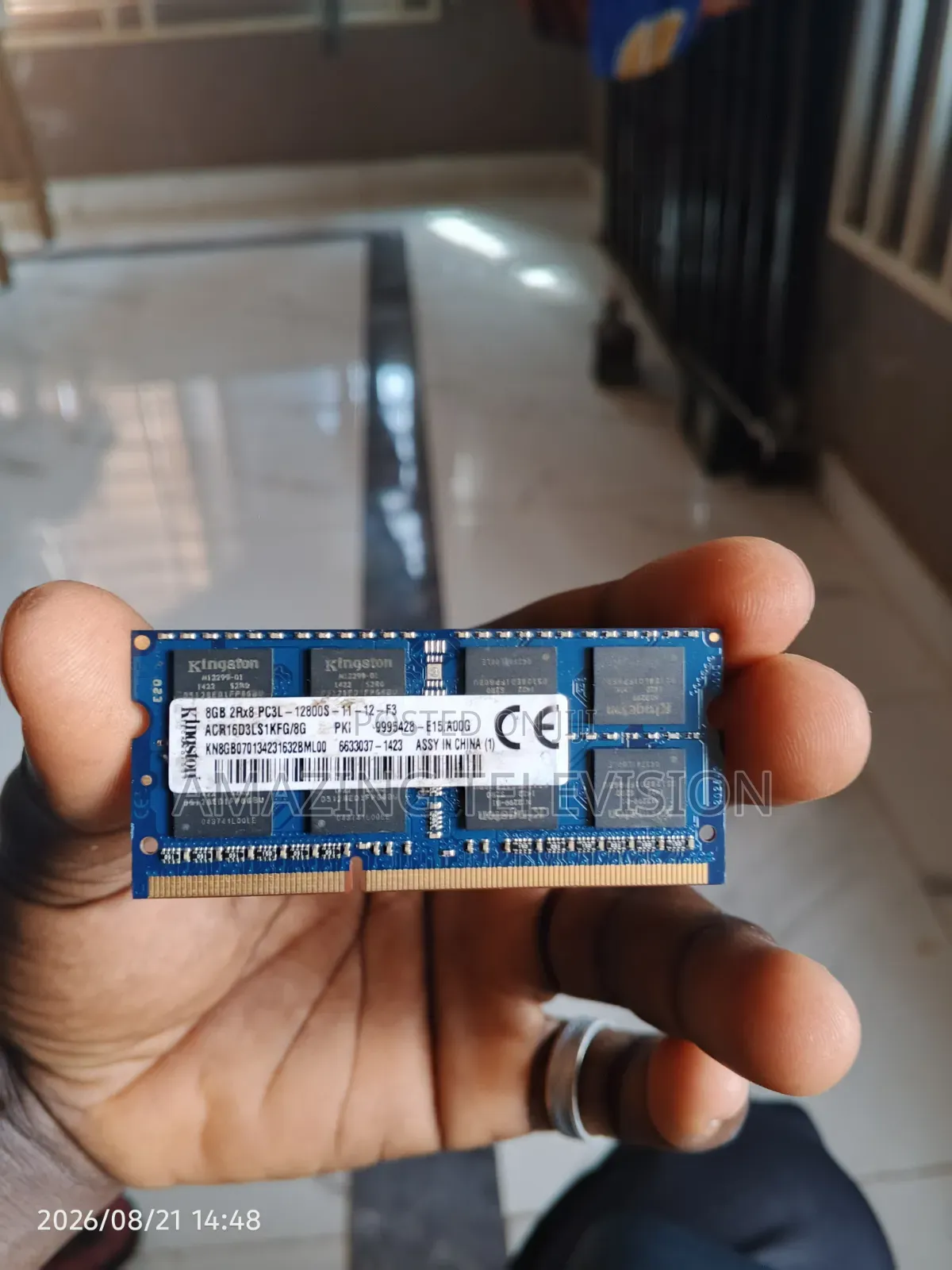 8gb Ddr3 Pc3l Laptop Ram