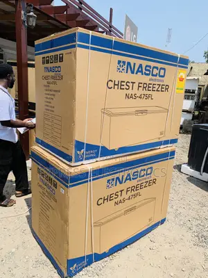 Brand New Nasco 400 LTRS Chest Freezer – Black (NAS-475FL-B)