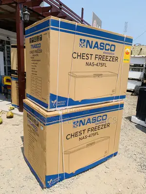 Quality Sleek Nasco 400 LTRS Chest Freezer – Black (NAS-475FL-B)