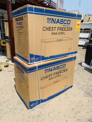Quality Sleek Nasco 400 LTRS Chest Freezer – Black (NAS-475FL-B)