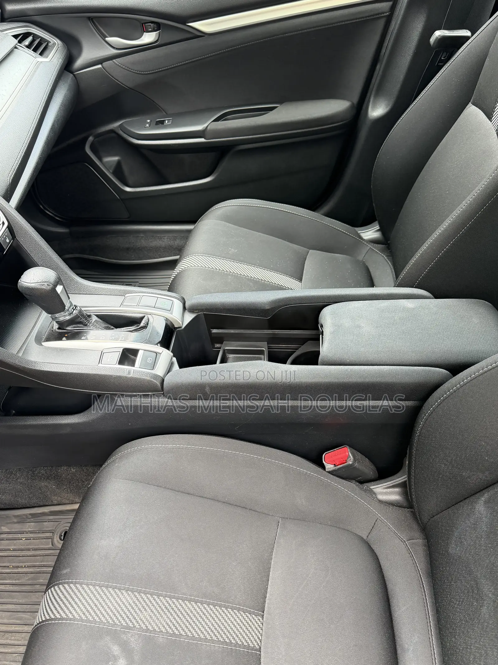 Honda Civic EX 4dr Sedan (1.5L 4cyl) 2016 Black