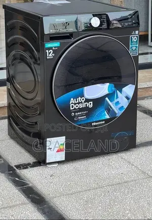 This Is Original Hisense Automatic Dosing Washing Machine 12 Kilogram