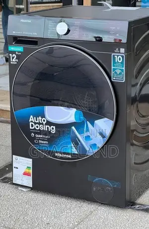 This Is Original Hisense Automatic Dosing Washing Machine 12 Kilogram