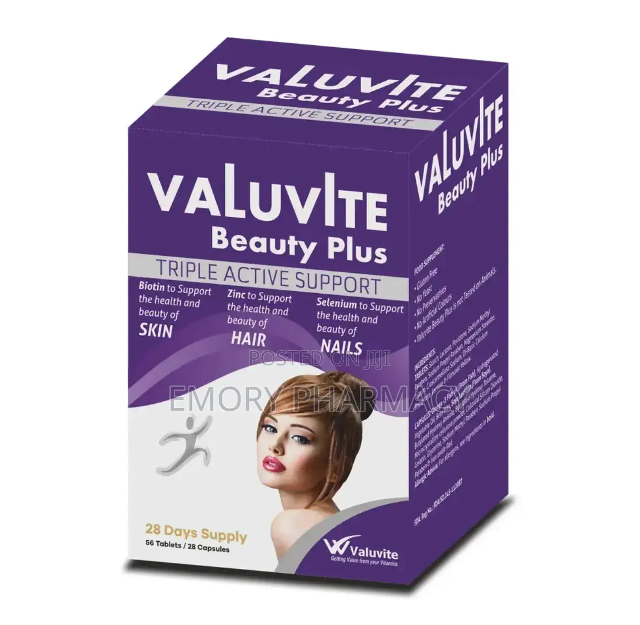 Valuvite Beauty Plus Triple Active Support