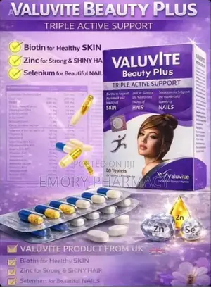 Valuvite Beauty Plus Triple Active Support