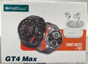 Sinclu Gt4 Max Smart Watch +Tws Earbuds