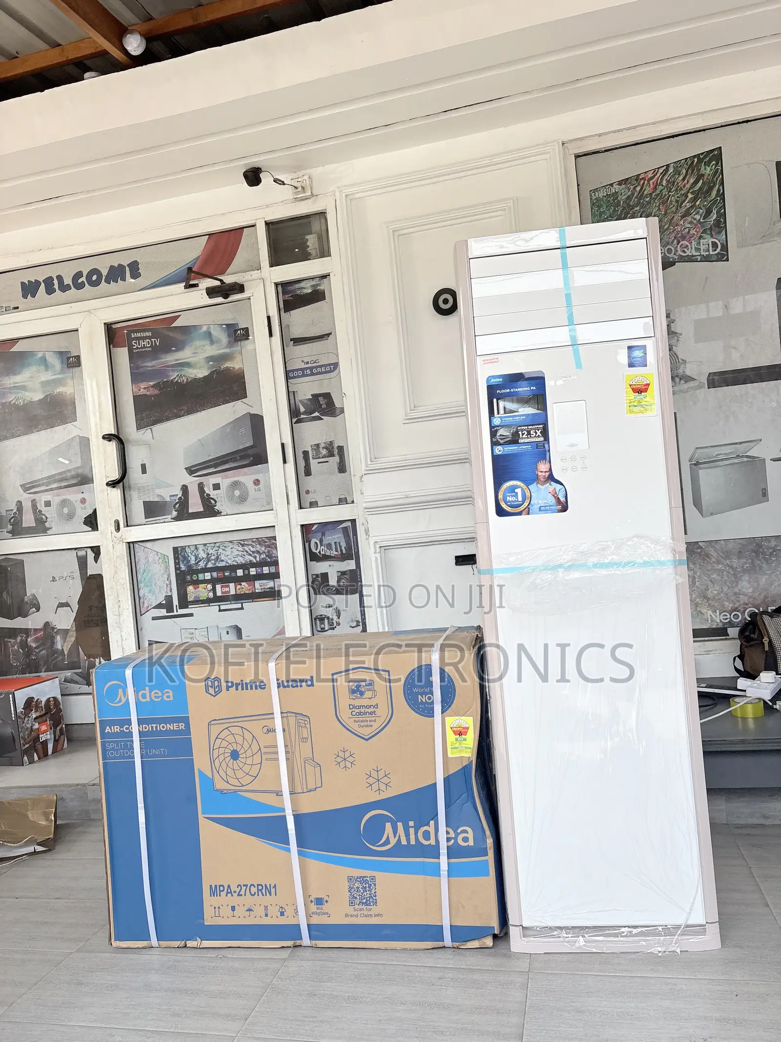 Engineered to Run Quietly Midea 3.0hp Floor Standing AC Mpa-27crn1-N