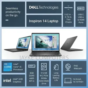 New Laptop Dell Inspiron 14 5440 8GB Intel Core i5 SSD 512GB