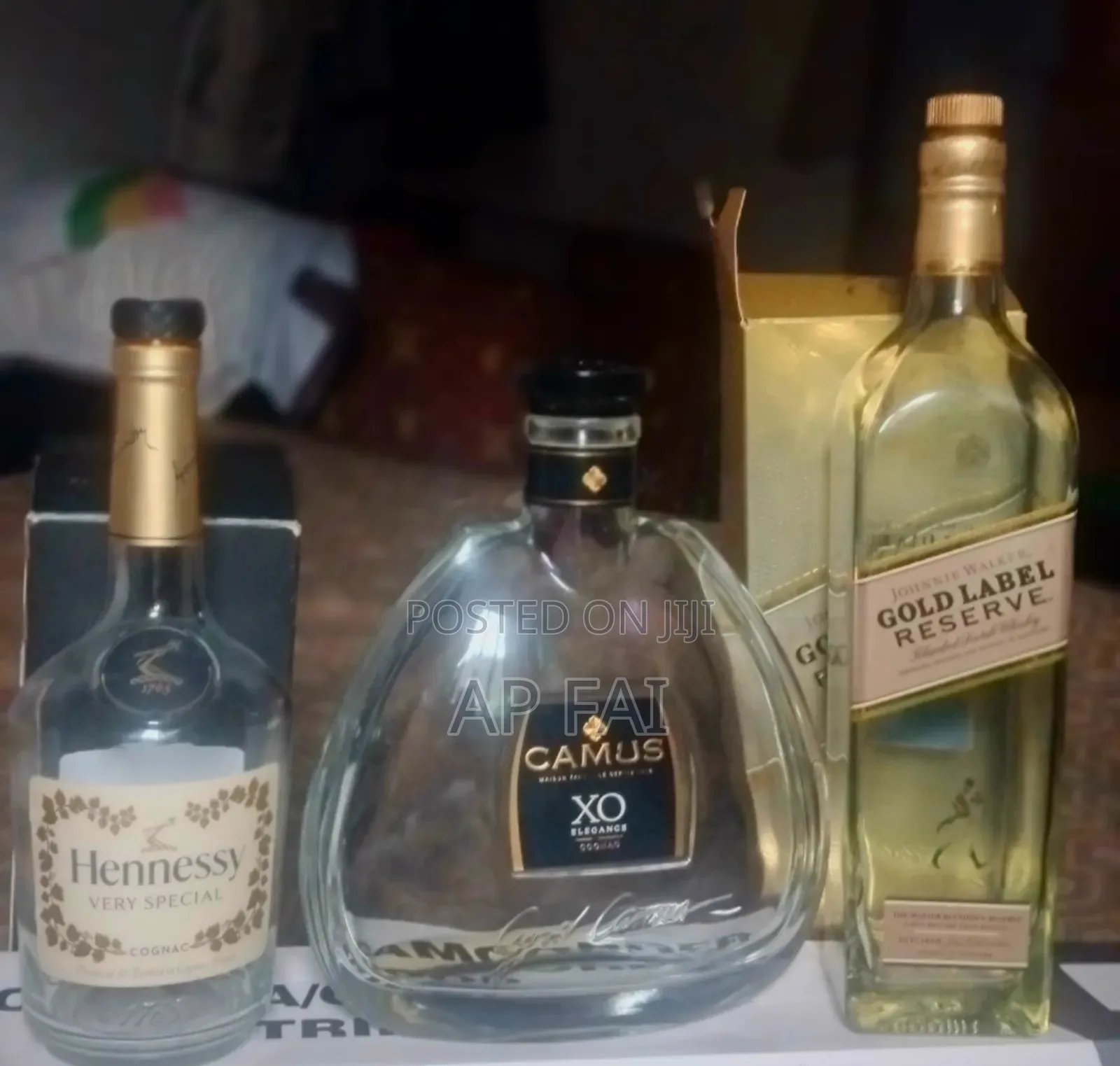 Empty Liquor Bottles