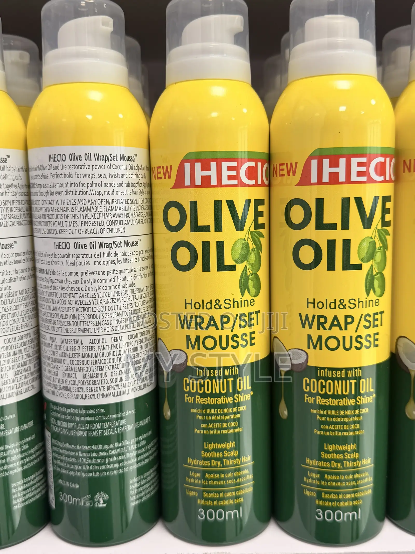 Ihecio Olive Oil Wrap/Set Hair Mousse