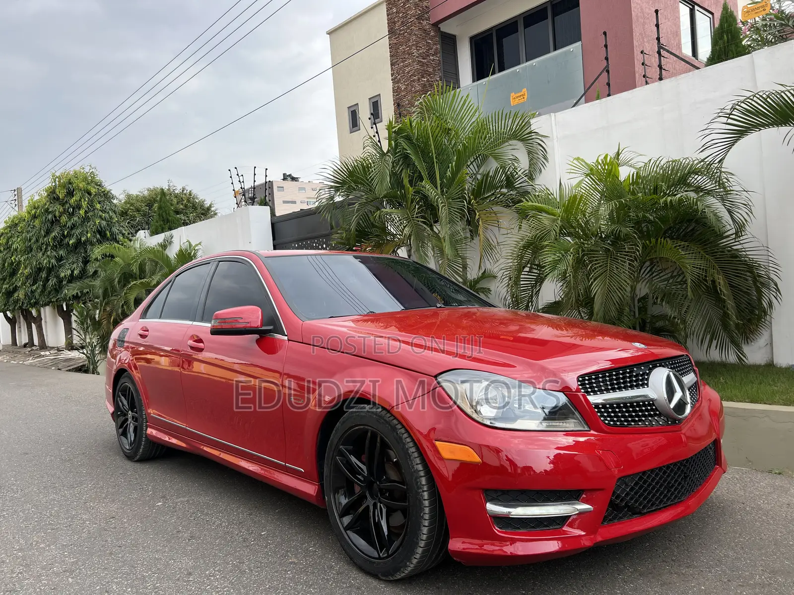 Mercedes-Benz C250 2012 Red