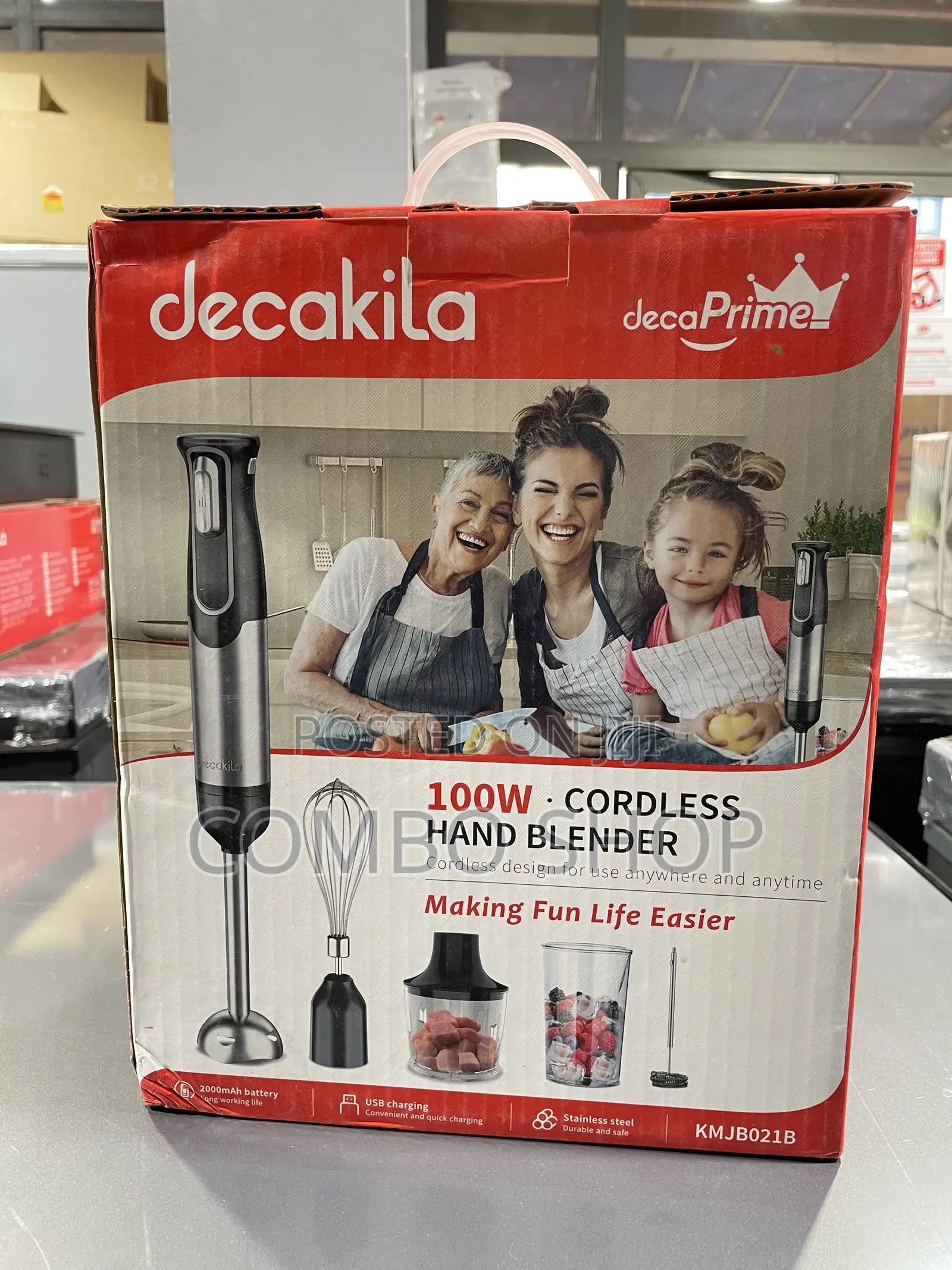 Cordless Hand Blender 100W 5ln 1