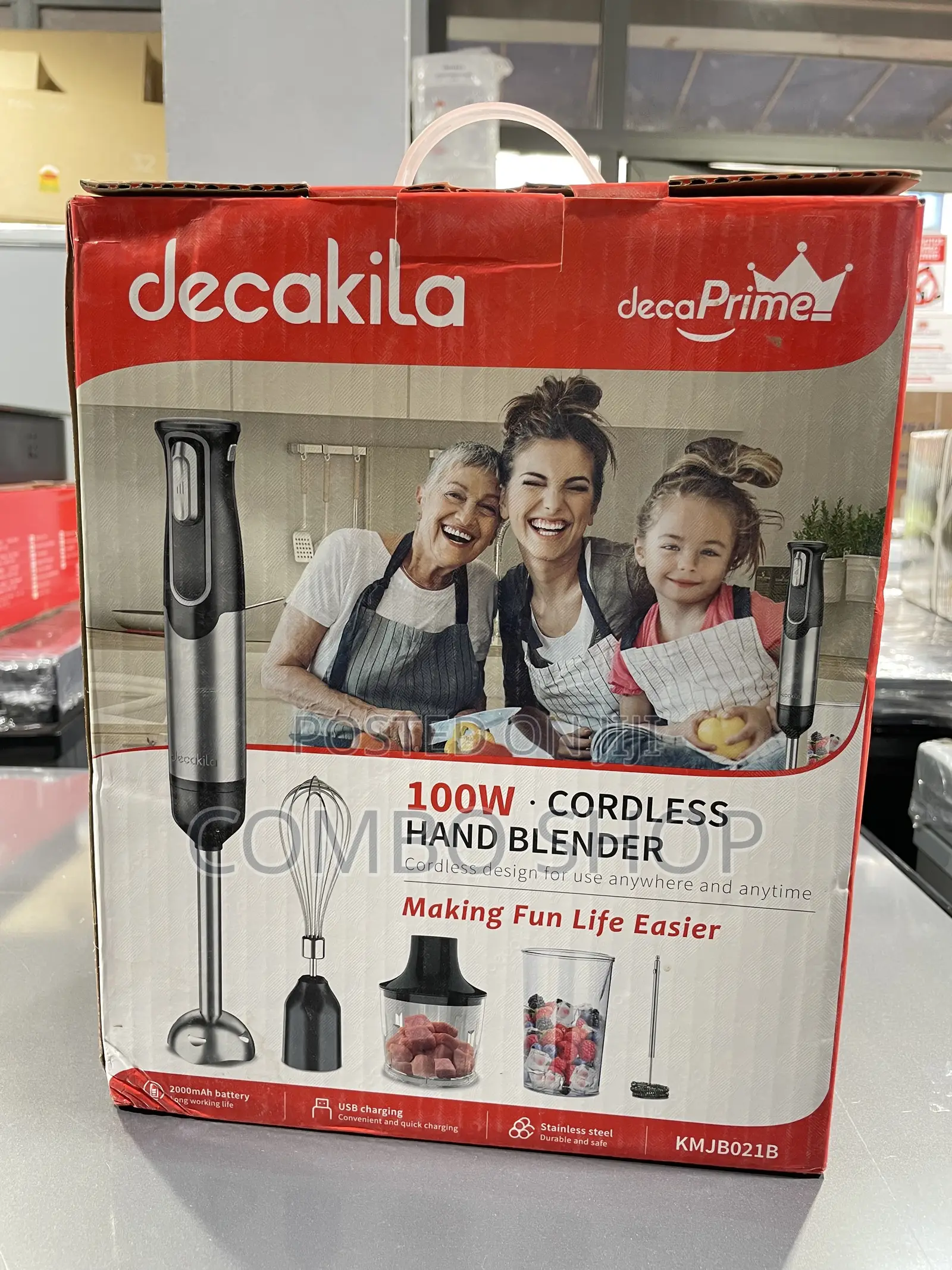 Cordless Hand Blender 100W 5ln 1