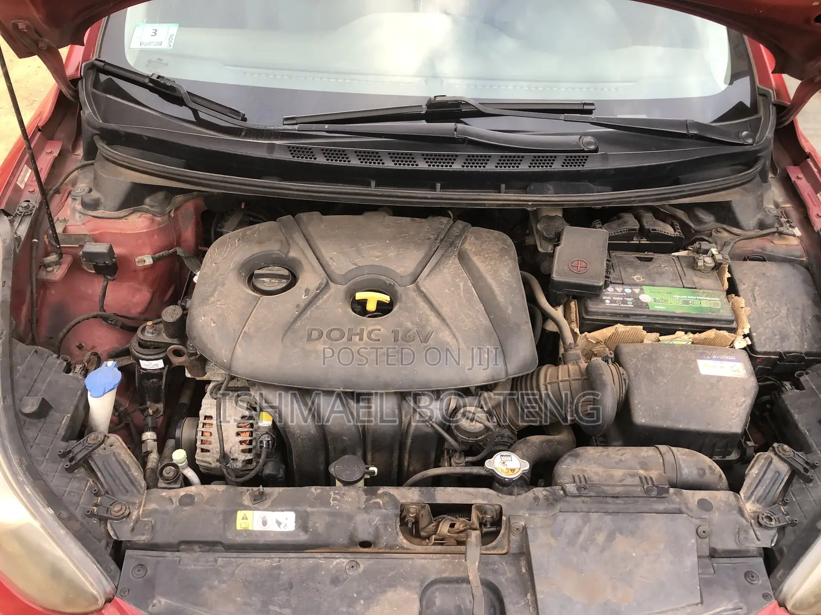 Hyundai Elantra GLS Sedan FWD (1.8L 4cyl 6A) 2013 Red