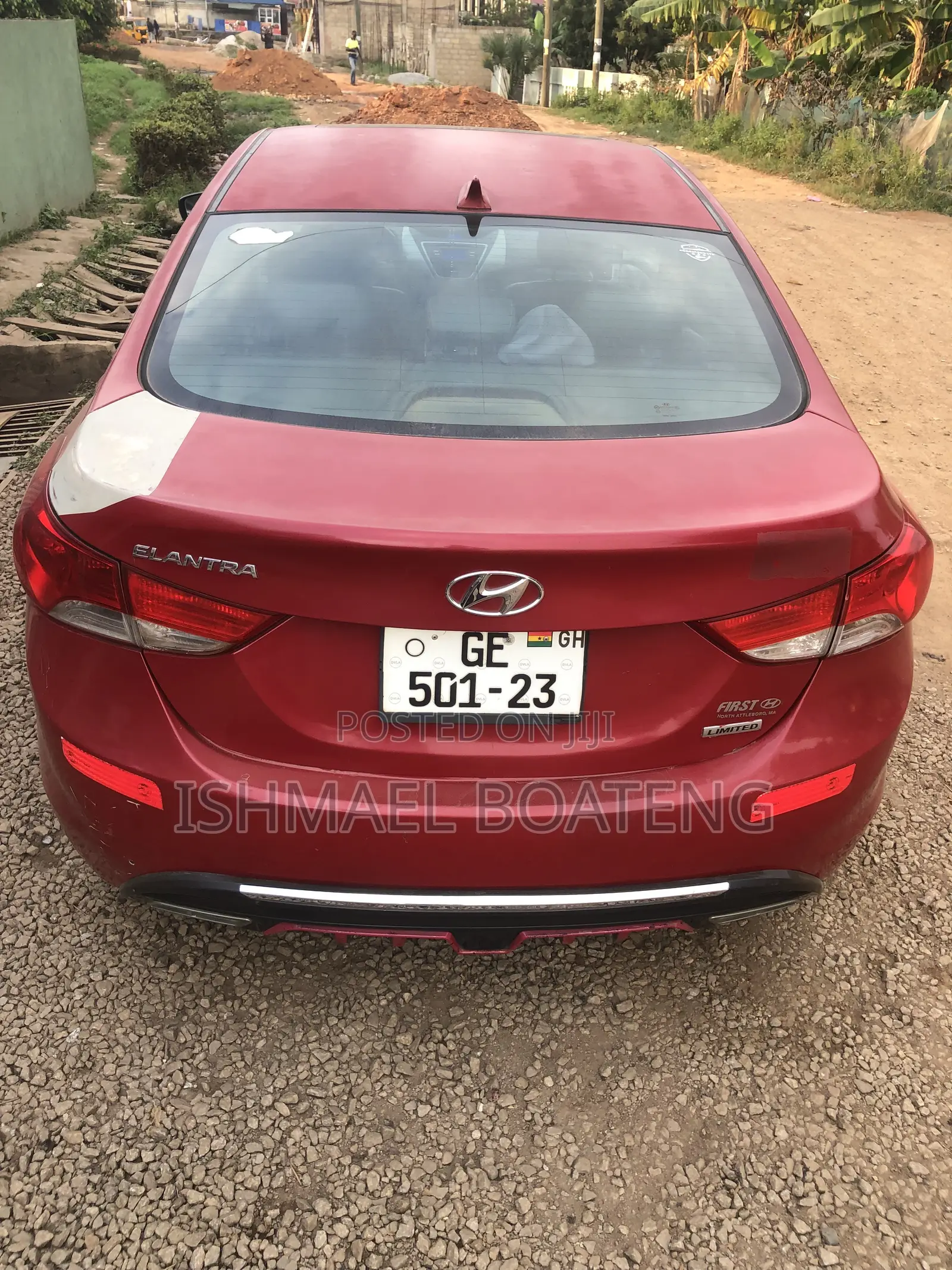 Hyundai Elantra GLS Sedan FWD (1.8L 4cyl 6A) 2013 Red