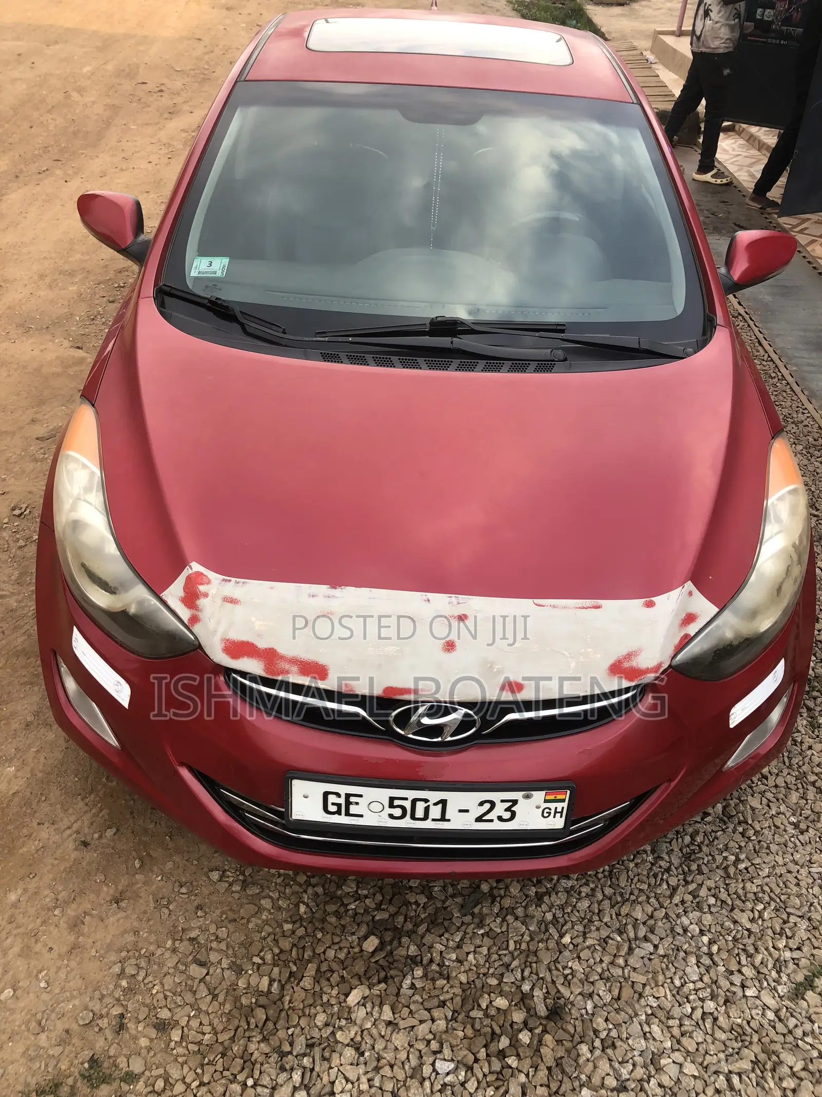 Hyundai Elantra GLS Sedan FWD (1.8L 4cyl 6A) 2013 Red