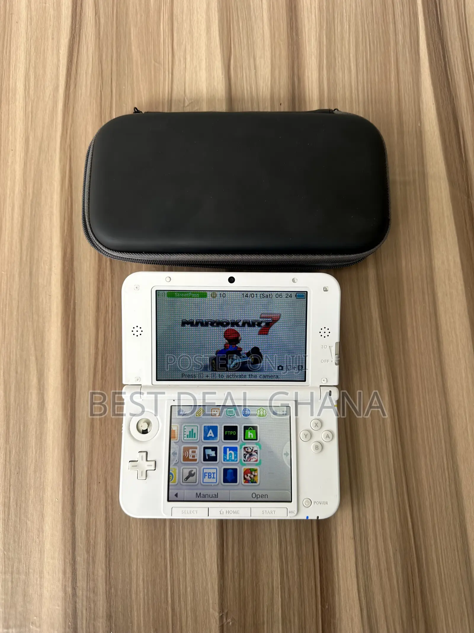 Nintendo 3DS XL Jailbreak With Games and Carrying Case