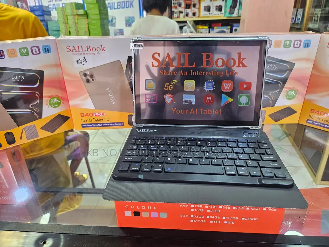 New SAILBook B40 Pro 512 GB Black
