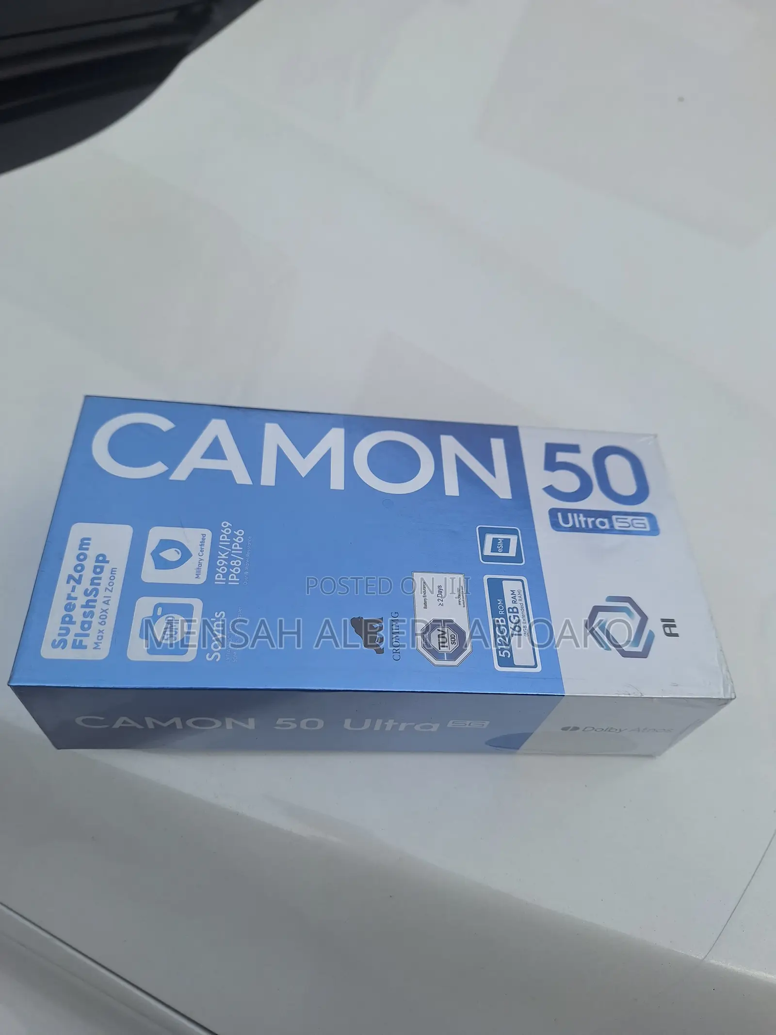 New Tecno Camon 50 Ultra 512 GB Gray