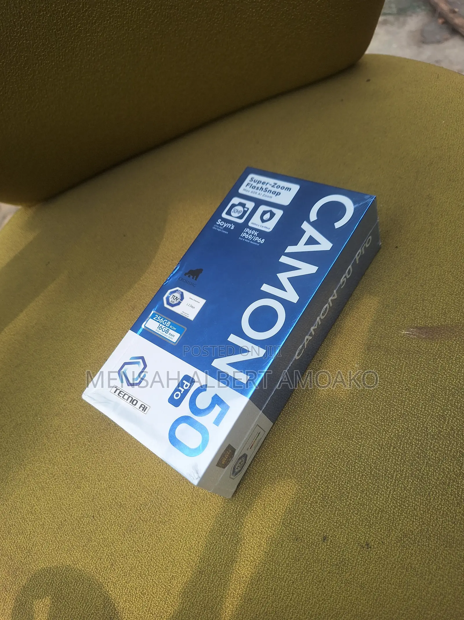New Tecno Camon 50 Ultra 512 GB Gray