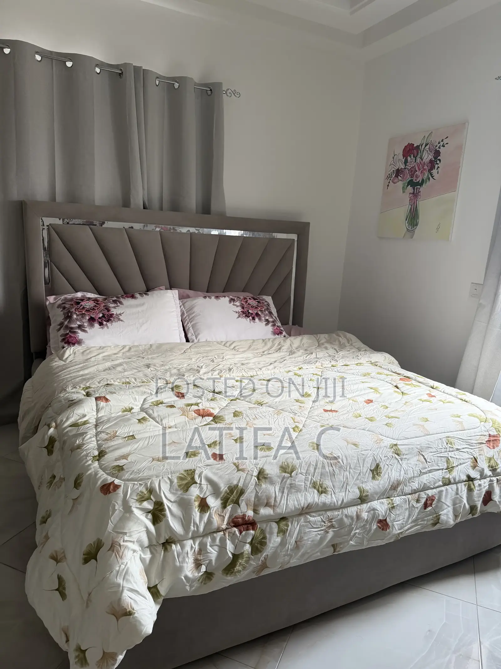 Queen Size Bed Frame With Mattress for Sale