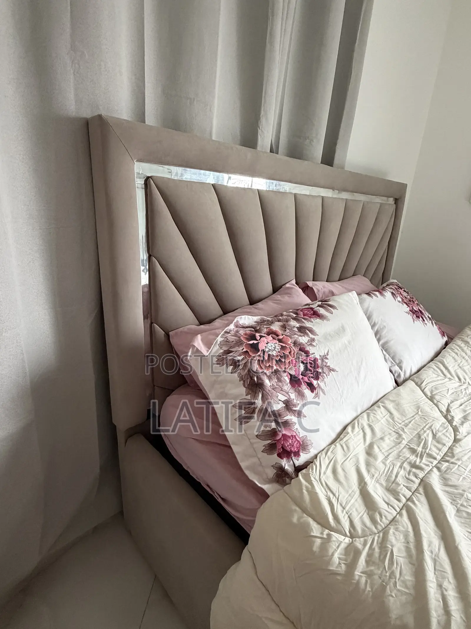 Queen Size Bed Frame With Mattress for Sale