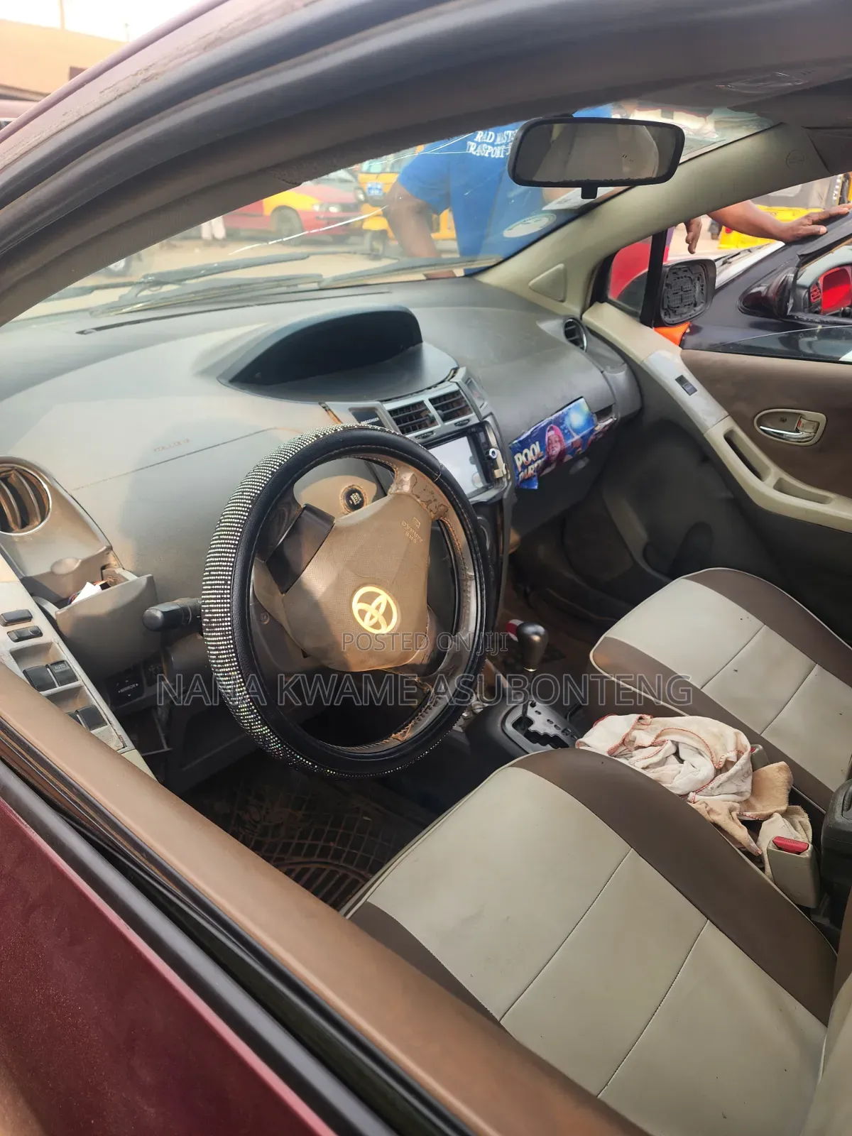 Toyota Vitz 2008 Maroon