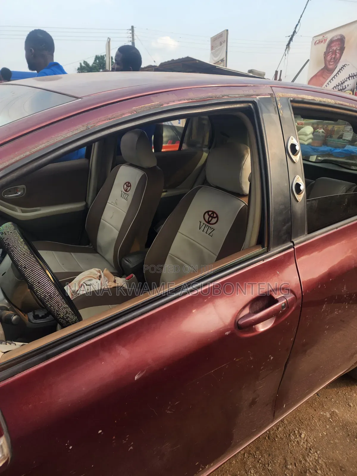 Toyota Vitz 2008 Maroon