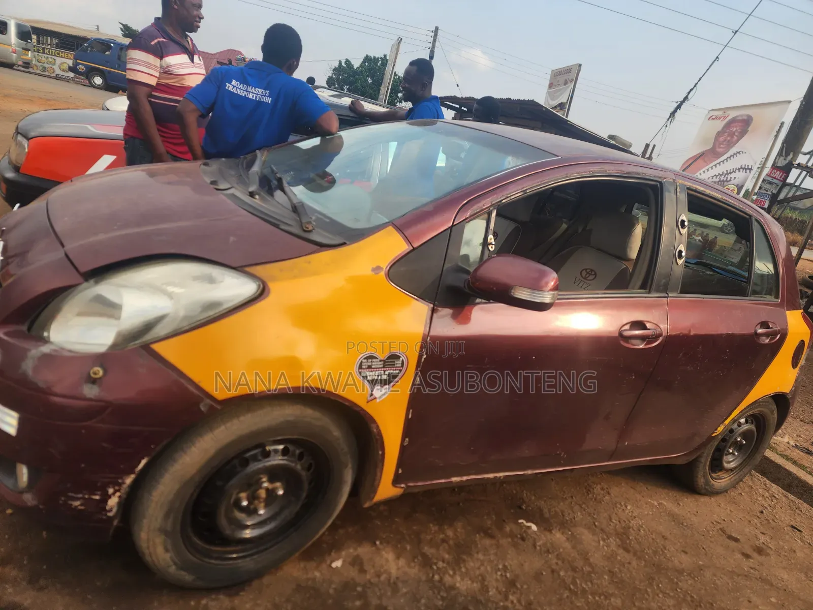 Toyota Vitz 2008 Maroon