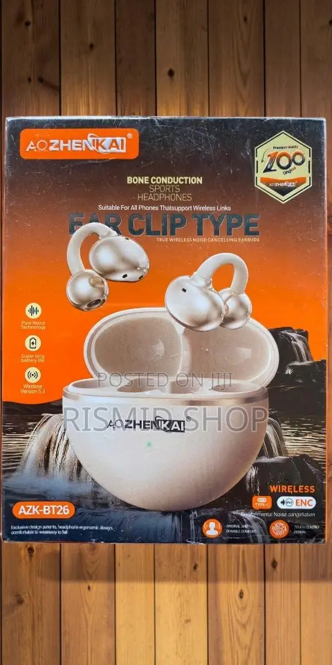 Ao Zhenkai Azk-Bt26 Ear Clip Type Earphones