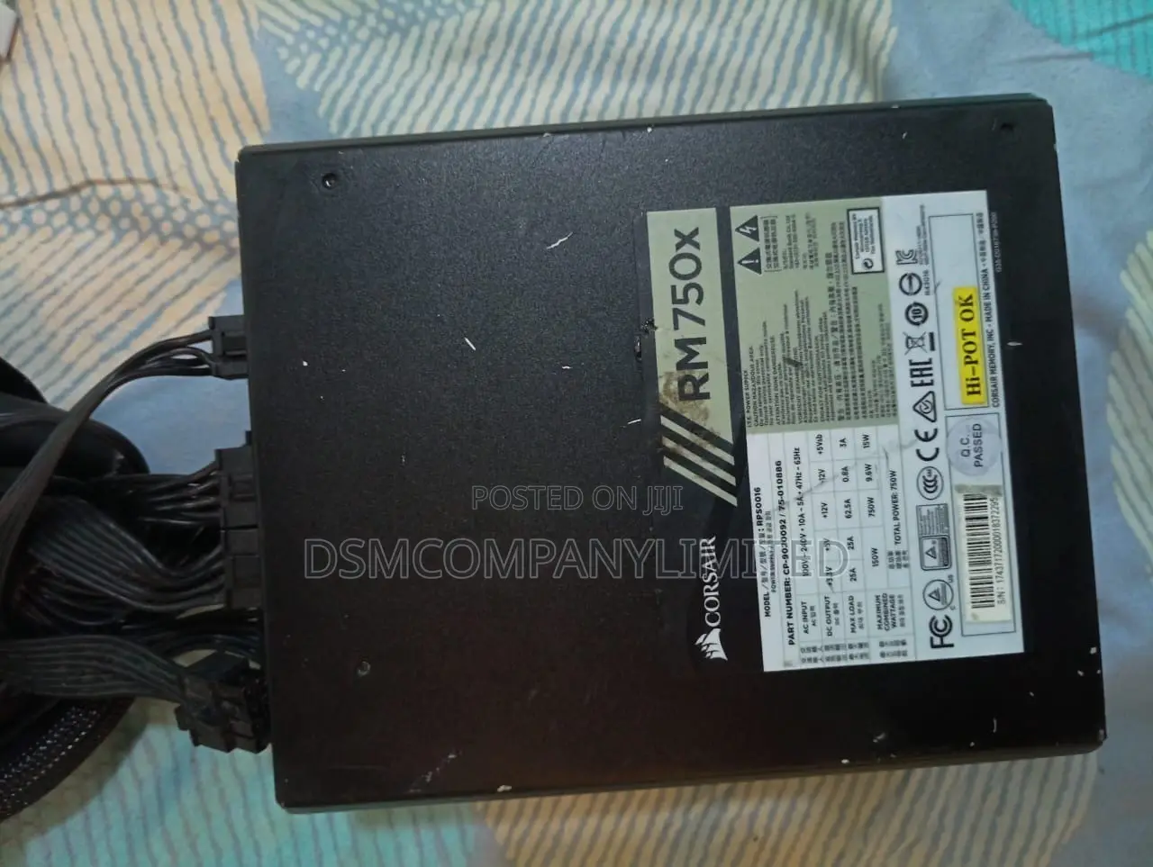 Corsair Power Supply 750w, X, M, C Series
