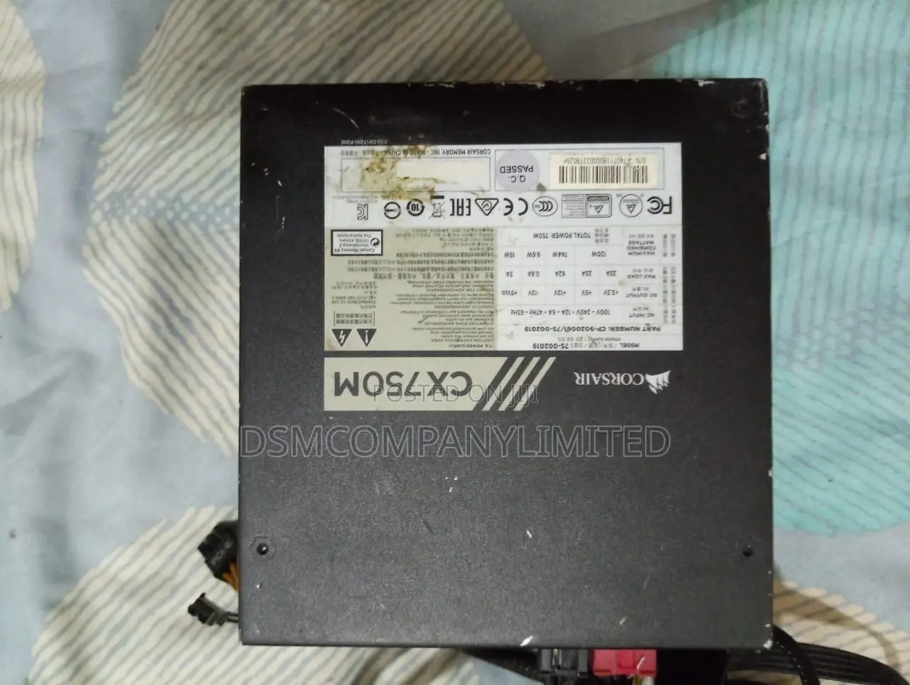 Corsair Power Supply 750w, X, M, C Series