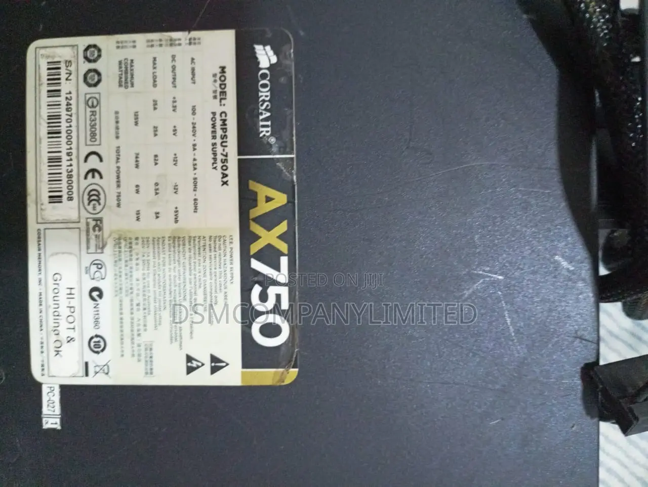 Corsair Power Supply 750w, X, M, C Series