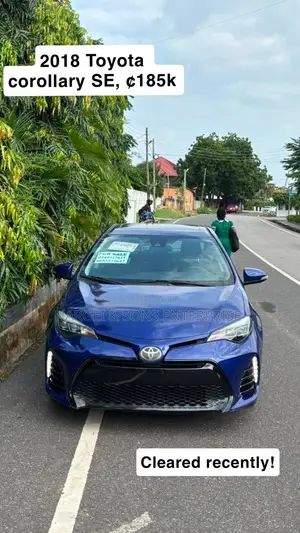 Toyota Corolla SE (1.8L 4cyl 2A) 2018 Blue