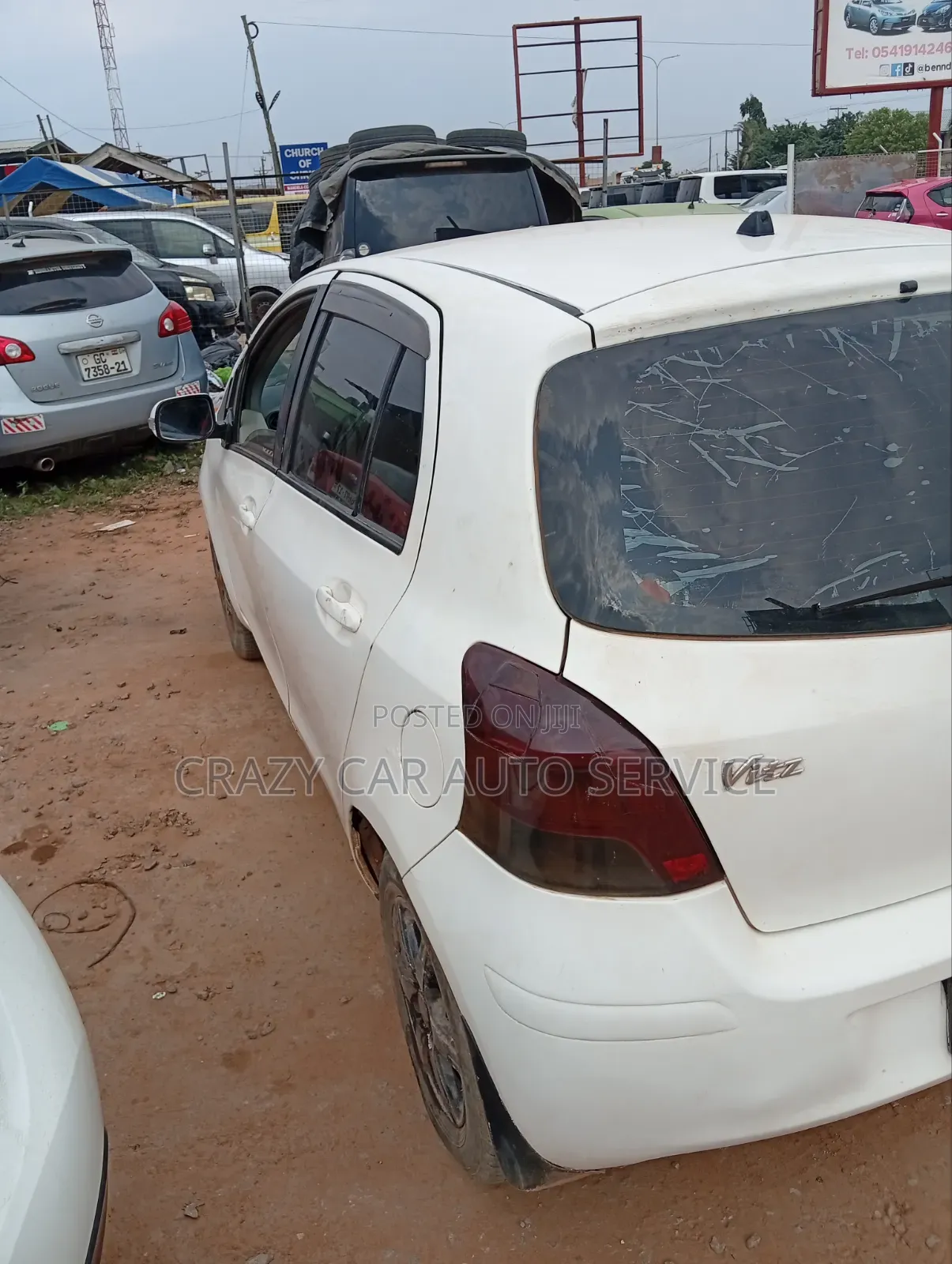 Toyota Vitz 2008 White