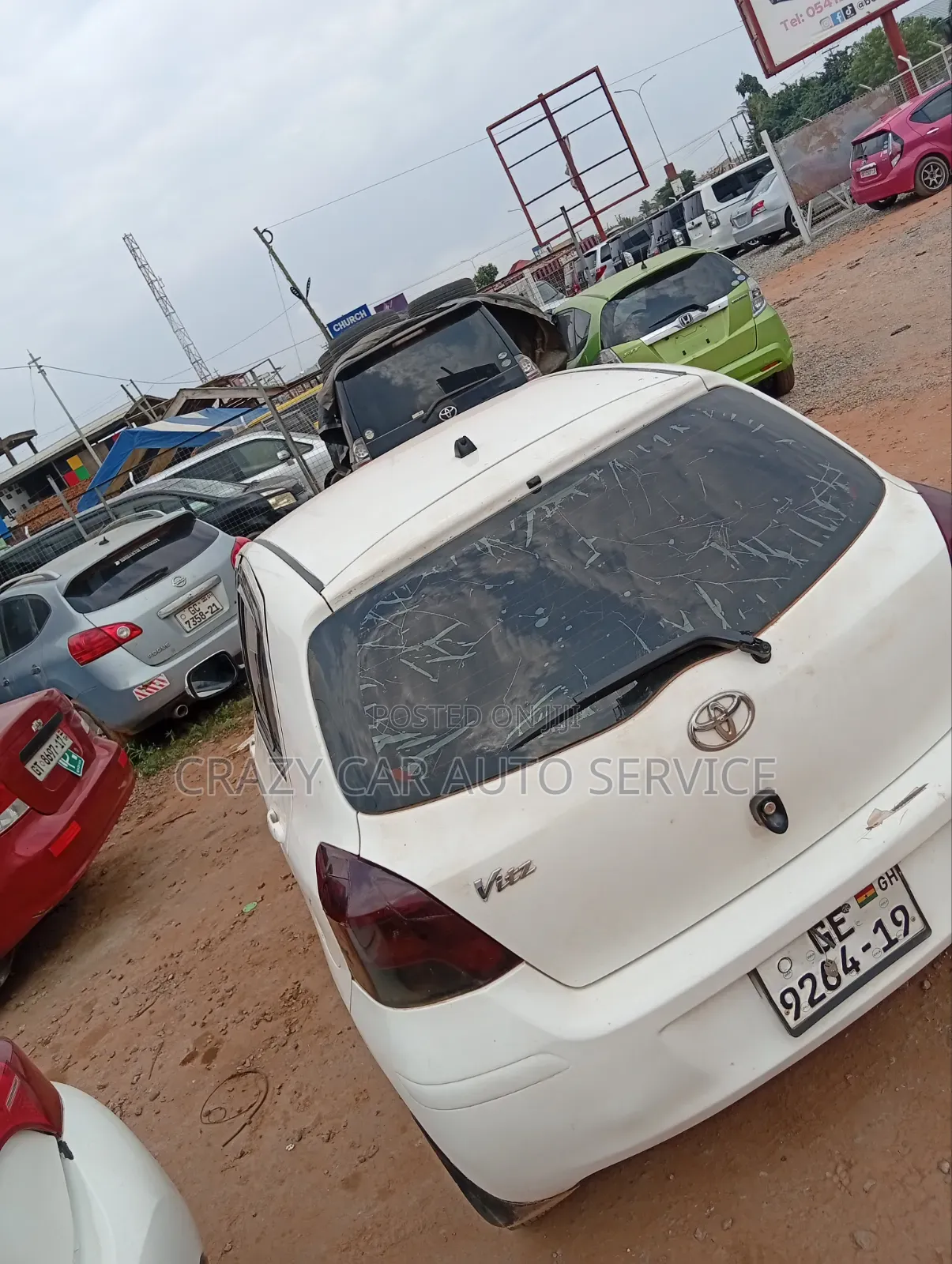 Toyota Vitz 2008 White