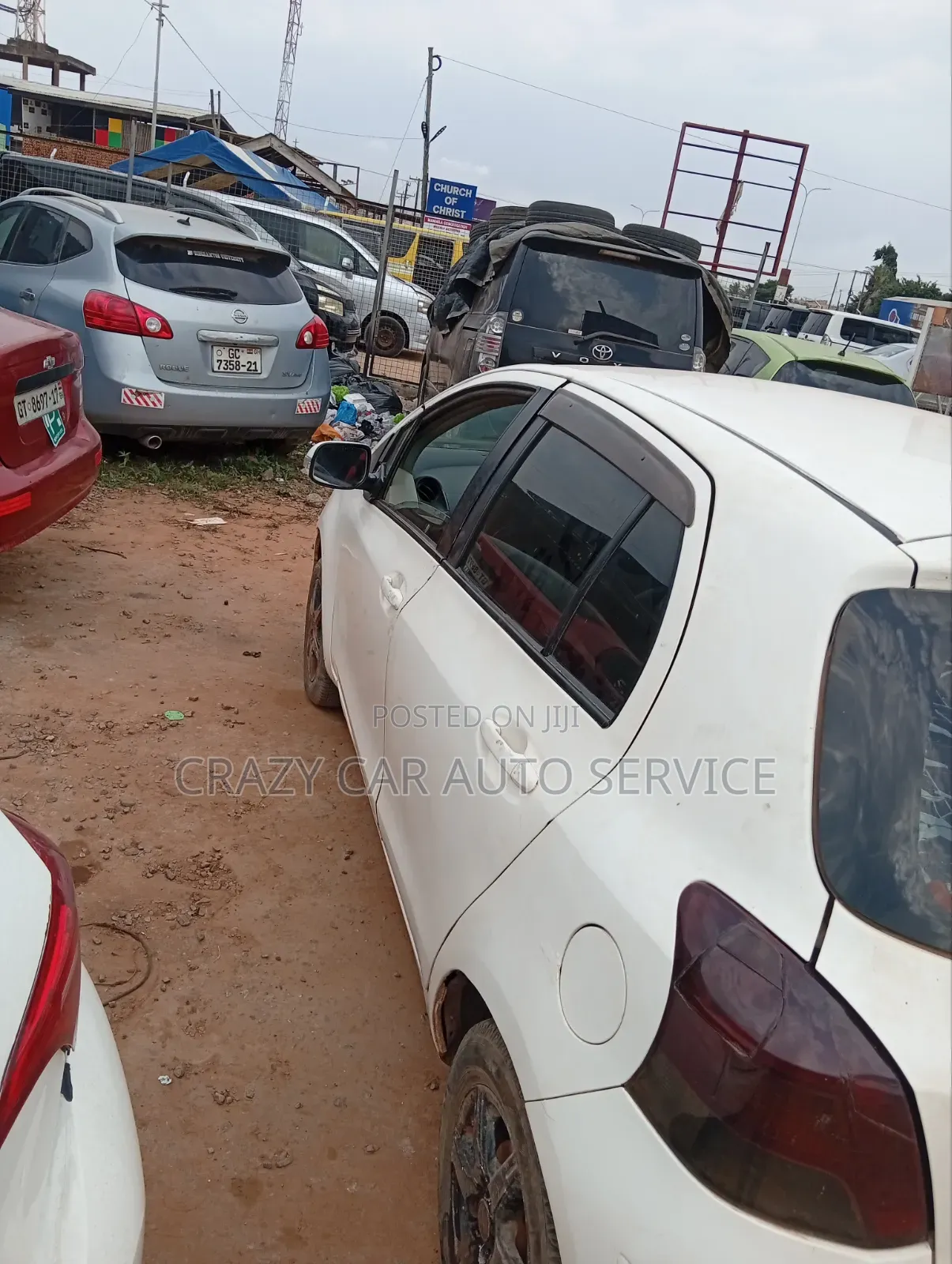 Toyota Vitz 2008 White