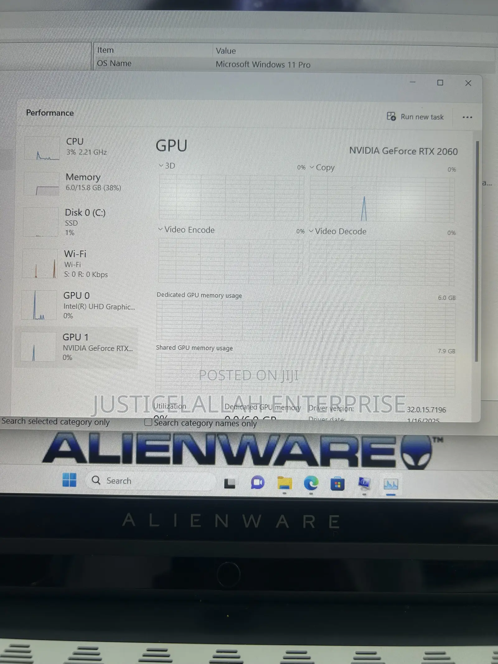Laptop Alienware 15 R2 16GB Intel Core i7 SSD 512GB