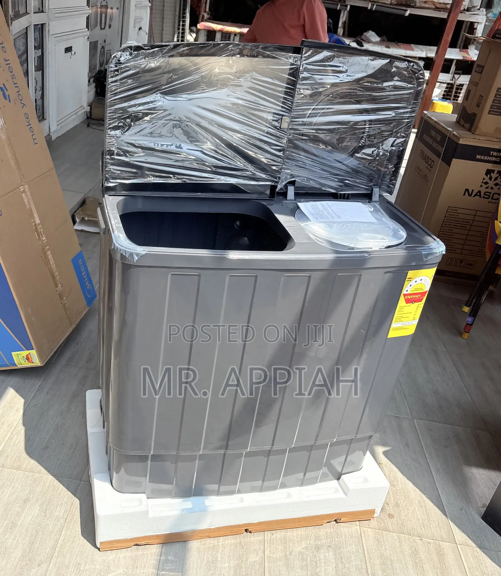 Super Affordable Zara 13kg Twin Tub Washing Machine(Black).