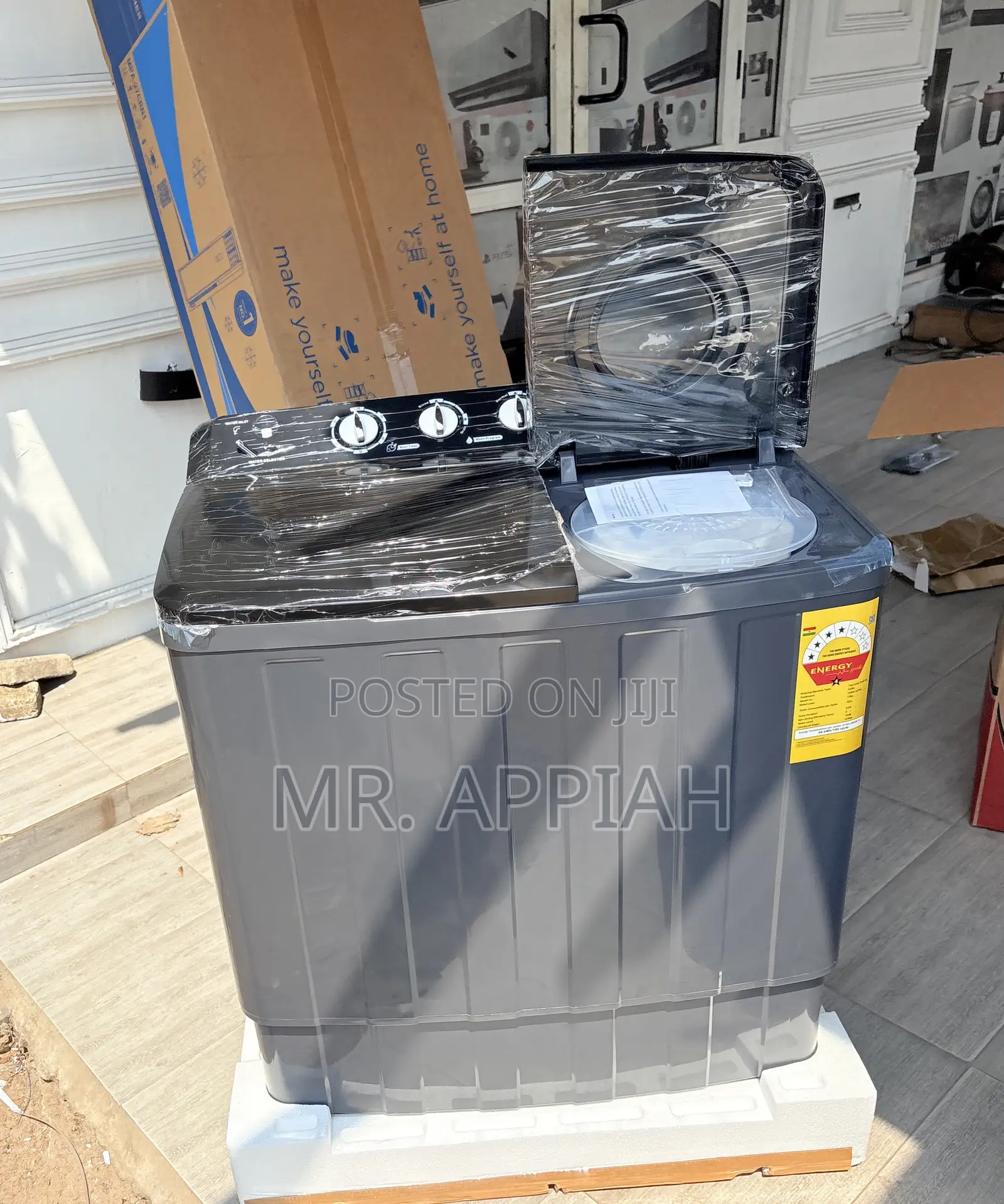 Super Affordable Zara 13kg Twin Tub Washing Machine(Black).