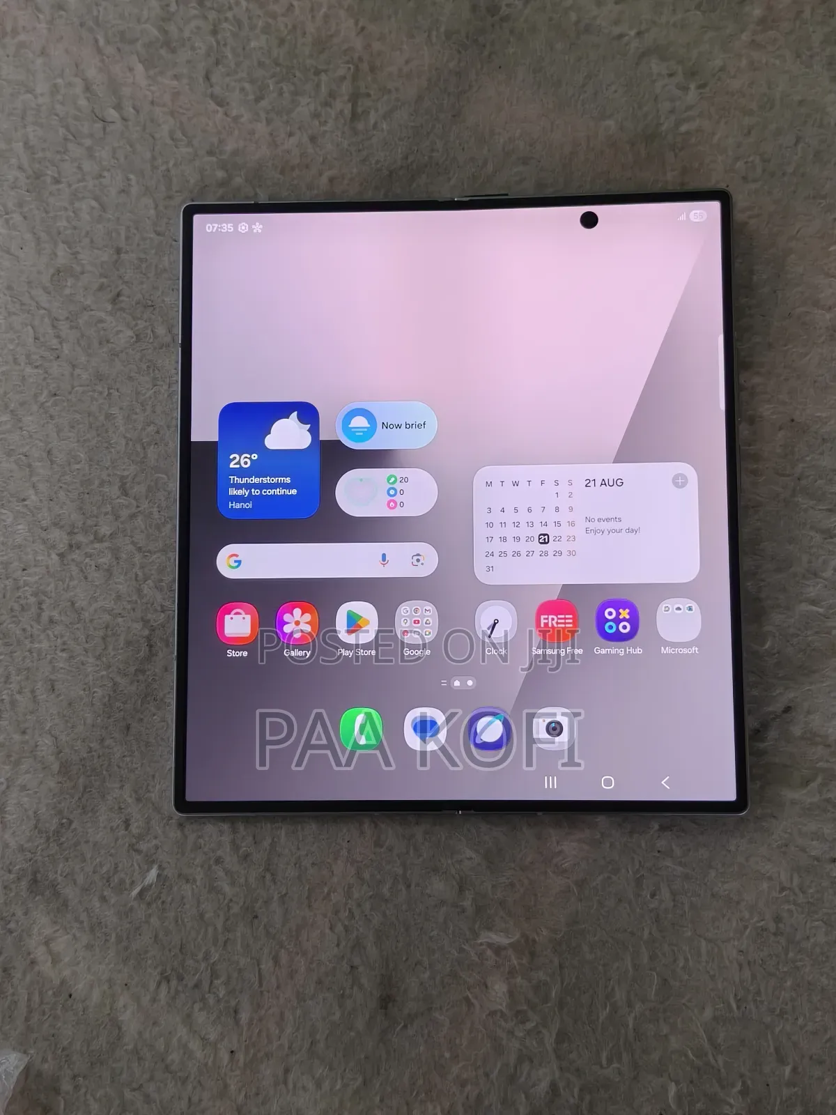 New Samsung Galaxy Z Fold7 256 GB Silver